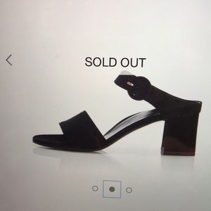 Marion Parke - Brianna Black Suede Slide Sandals